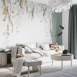 Tapeta Mural z Dzikiem Ogrodem i Kaskadą