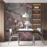 Tapeta z 3D wyciętym wzorem kwiatu