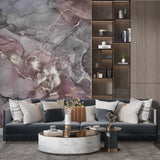 Tapeta z 3D wyciętym wzorem kwiatu