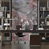 Tapeta z 3D wyciętym wzorem kwiatu