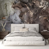 Tapeta z 3D wyciętym wzorem kwiatu