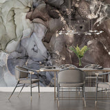 Tapeta z 3D wyciętym wzorem kwiatu