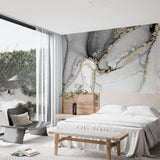 Tapeta z 3D wyciętym wzorem kwiatu