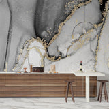 Tapeta z 3D wyciętym wzorem kwiatu