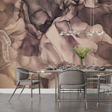 Tapeta z 3D wyciętym wzorem kwiatu