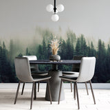 Tapeta z 3D wyciętym wzorem kwiatu