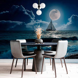 Tapeta Żeglowanie pod Pełnią Księżyca