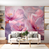 Tapeta Kwiatowa Płatki Róż