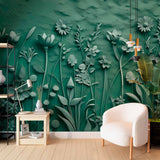 Tapeta Relief w Ogrodzie Szmaragdowym