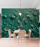 Tapeta Relief w Ogrodzie Szmaragdowym