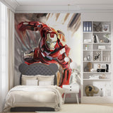 Tapeta ścienna 3D z kolorowym graffiti