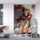 Tapeta ścienna 3D z kolorowym graffiti