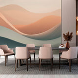 Minimalistyczny Płynący Krajobraz Tapeta