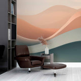 Minimalistyczny Płynący Krajobraz Tapeta