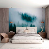 Tapeta Marzenie Mglistych Sosen