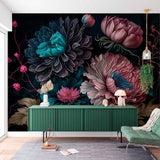 Tapeta Ekstrawaganza Kwiatów o Północy