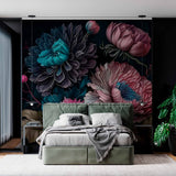 Tapeta Ekstrawaganza Kwiatów o Północy