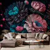 Tapeta Ekstrawaganza Kwiatów o Północy