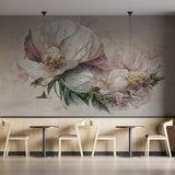 Tapeta z vintage peonią