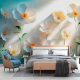 Serene Mountain Landscape Wallpaper Mural - Tranquil Nature Scene