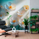 Serene Mountain Landscape Wallpaper Mural - Tranquil Nature Scene