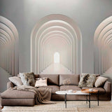 Nowoczesna, minimalistyczna fototapeta z łukiem