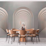 Nowoczesna, minimalistyczna fototapeta z łukiem