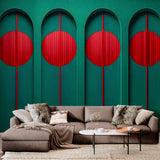 Minimalistyczny Abstrakcyjny Tapeta Mural