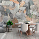 Tapeta Mural z Dynamicznymi Krzywymi