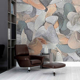 Tapeta Mural z Dynamicznymi Krzywymi