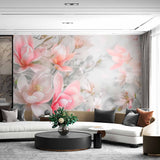 Tapeta mural z kwitnącymi magnoliami wiosennymi
