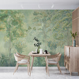 Tapeta z 3D wyciętym wzorem kwiatu