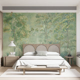 Tapeta z 3D wyciętym wzorem kwiatu