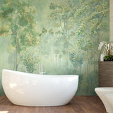 Tapeta z 3D wyciętym wzorem kwiatu