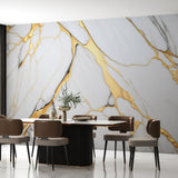 Tapeta z 3D wyciętym wzorem kwiatu