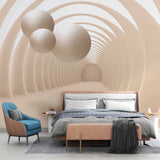 Tapeta 3D Abstrakcyjna Brama i Kule