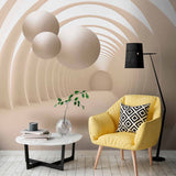 Tapeta 3D Abstrakcyjna Brama i Kule