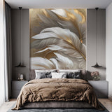 Tapeta z 3D wyciętym wzorem kwiatu