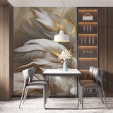 Tapeta z 3D wyciętym wzorem kwiatu