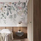 Elegancki mural ścienny z wiszącym ogrodem