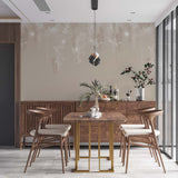 Tapeta z 3D wyciętym wzorem kwiatu