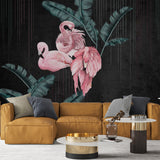 Tapeta z 3D wyciętym wzorem kwiatu