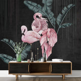 Tapeta z 3D wyciętym wzorem kwiatu