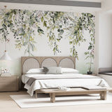 Sztuka ścienna z motywem natury