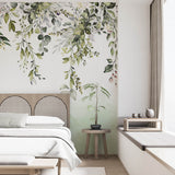 Sztuka ścienna z motywem natury