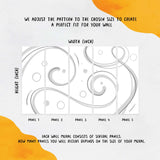 Abstract Wall Mural Metallic Abstract Wavy Liquid Background Wallpaper