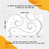 Kids Wall Murals Scandinavian Mountains Yellow Grey Wallpaper for Kids