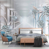 Lśniąca tapeta w diamentowym przejściu