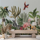 Zwierzęta tropikalne Tapeta Jasna dżungla i las