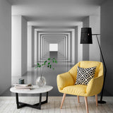 Nieskończony biały tunel tapeta